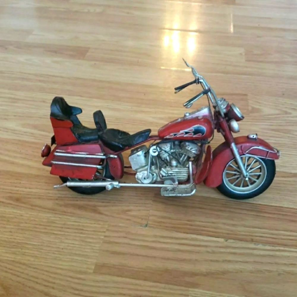 Dekoratif Metal Motosiklet Chopper